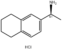 (1S)-1-(5,6,7,8-TETRAHYDRONAPHTHALEN-2-YL)ETHAN-1-AMINE HYDROCHLORIDE Struktur