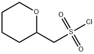 Tetrahydro-2H-pyran-2-ylmethanesulfonyl chloride Struktur