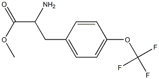 METHYL 2-AMINO-3-[4-(TRIFLUOROMETHOXY)PHENYL]PROPANOATE Struktur