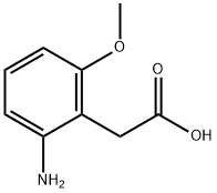 2-(2-Amino-6-methoxyphenyl)acetic acid Struktur