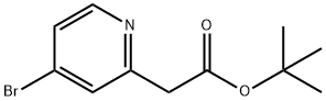 tert-Butyl 2-(4-bromopyridin-2-yl)acetate Struktur