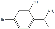 2-(1-AMINOETHYL)-5-BROMOPHENOL Struktur