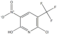 6-Chloro-3-nitro-5-trifluoromethyl-pyridin-2-ol Struktur