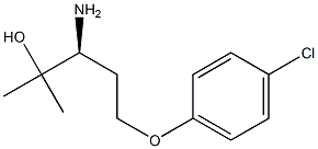 (S)-3-amino-5-(4-chlorophenoxy)-2-methylpentan-2-ol Struktur