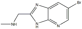 1-(6-bromo-3H-imidazo[4,5-b]pyridin-2-yl)-N-methylmethanamine Struktur