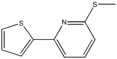 2-(methylthio)-6-(thiophen-2-yl)pyridine Struktur