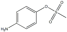 4-aminophenyl methanesulfonate Struktur