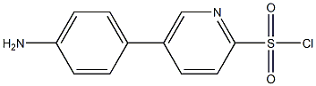 5-(4-aminophenyl)pyridine-2-sulfonyl chloride