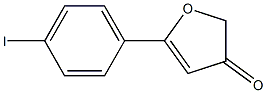 5-(4-iodophenyl)furan-3(2H)-one Struktur