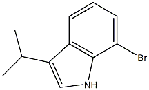 7-bromo-3-isopropyl-1H-indole Struktur