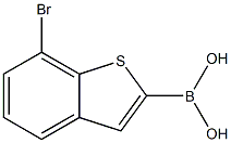 7-bromobenzo[b]thiophen-2-ylboronic acid Struktur