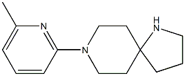 8-(6-methylpyridin-2-yl)-1,8-diazaspiro[4.5]decane Struktur