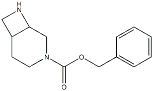 benzyl 3,8-diazabicyclo[4.2.0]octane-3-carboxylate Struktur