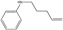 N-(pent-4-enyl)aniline Struktur