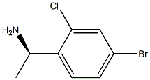 (R)-1-(4-bromo-2-chlorophenyl)ethanamine Struktur