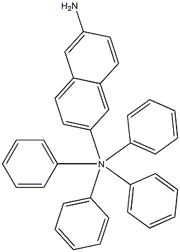 N2,N2,N,N -Tetraphenylnaphthalene-2,6-diamine Struktur