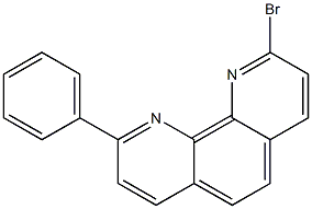 2-Bromo-9-phenyl-1,10-phenanthroline Struktur