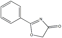 2-phenyloxazol-4(5H)-one Struktur