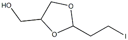 [2-(2-IODOETHYL)-1,3-DIOXOLAN-4-YL]METHANOL 結(jié)構(gòu)式