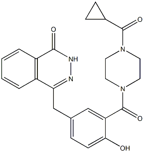 4-(3-(4-(cyclopropanecarbonyl)piperazine-1-carbonyl)-4-hydroxybenzyl)phthalazin-1(2H)-one