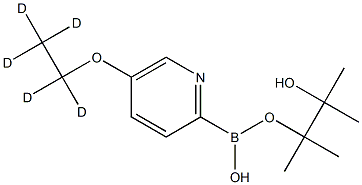 5-(Ethoxy-d5)-pyridine-2-boronic acid pinacol ester Struktur