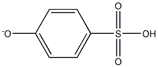 4-sulfophenolate Struktur