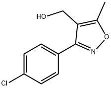 (3-(4-Chlorophenyl)-5-methylisoxazol-4-yl)methanol Struktur