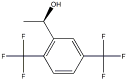 (R)-1-[3,6-bis-(Trifluoromethyl)phenyl]ethanol Struktur