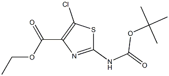 2-tert-Butoxycarbonylamino-5-chloro-thiazole-4-carboxylic acid ethyl ester