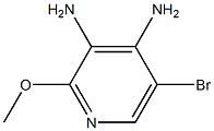 5-Bromo-2-methoxy-pyridine-3,4-diamine Struktur