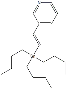 (E)-3-(2-(tributylstannyl)vinyl)pyridine Struktur