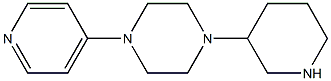 1-(piperidin-3-yl)-4-(pyridin-4-yl)piperazine Struktur