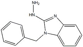 1-benzyl-2-hydrazinyl-1H-benzo[d]imidazole Struktur