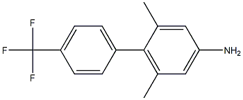 2,6-dimethyl-4'-(trifluoromethyl)biphenyl-4-amine Struktur