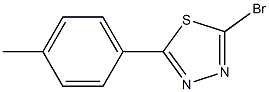 2-bromo-5-p-tolyl-1,3,4-thiadiazole Struktur