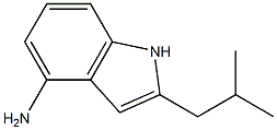 2-isobutyl-1H-indol-4-amine Struktur