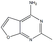 2-methylfuro[2,3-d]pyrimidin-4-amine Struktur