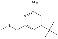 4-tert-butyl-6-((dimethylamino)methyl)pyridin-2-amine Struktur