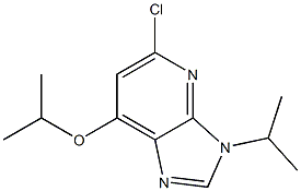 5-chloro-7-isopropoxy-3-isopropyl-3H-imidazo[4,5-b]pyridine Struktur