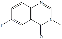 6-iodo-3-methylquinazolin-4(3H)-one Struktur