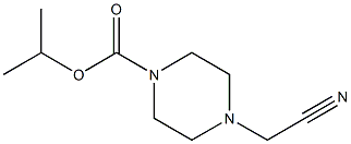 isopropyl 4-(cyanomethyl)piperazine-1-carboxylate Struktur