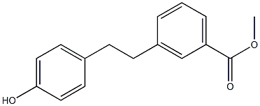 methyl 3-(4-hydroxyphenethyl)benzoate Structure