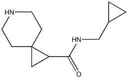 N-(cyclopropylmethyl)-6-azaspiro[2.5]octane-1-carboxamide Struktur