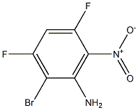 2-bromo-3,5-difluoro-6-nitrobenzenamine Struktur