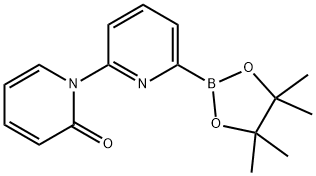 6'-(4,4,5,5-tetramethyl-1,3,2-dioxaborolan-2-yl)-2H-[1,2'-bipyridin]-2-one Struktur