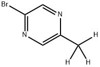 2-Bromo-5-(methyl-d3)-pyrazine Struktur