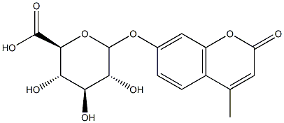 4 -Methylumbelliferyl Glucuronide Reference Medium ( MUGRM ) Struktur