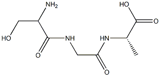 Alanine,  N-(N-DL-serylglycyl)-,  DL-  (6CI) Struktur