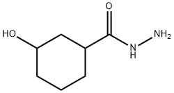 Cyclohexanecarboxylic acid, 3-hydroxy-, hydrazide (6CI) Struktur