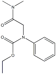 Carbanilic acid,N-(dimethylcarbamoylmethyl)-, ethyl ester (6CI) Struktur